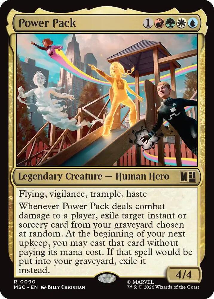 Power Pack 90 (Commander: Marvel Super Heroes)  - Surge Foil  | Good Games Modbury