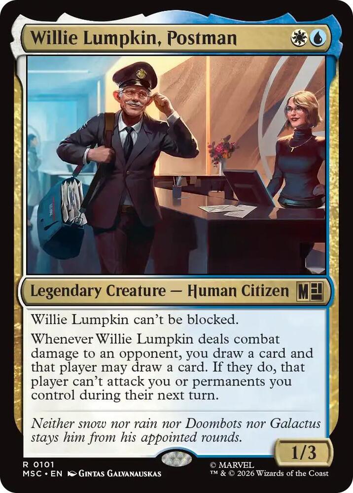 Willie Lumpkin, Postman 101 (Commander: Marvel Super Heroes)  | Good Games Modbury