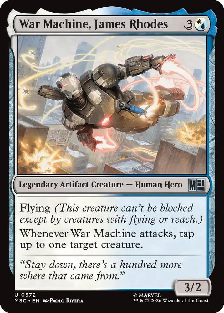 War Machine, James Rhodes 572 (Commander: Marvel Super Heroes)  | Good Games Modbury
