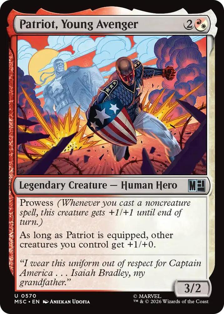 Patriot, Young Avenger 570 (Commander: Marvel Super Heroes)  | Good Games Modbury