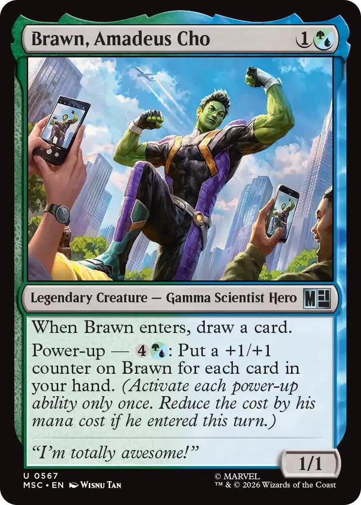 Brawn, Amadeus Cho 567 (Commander: Marvel Super Heroes)  | Good Games Modbury