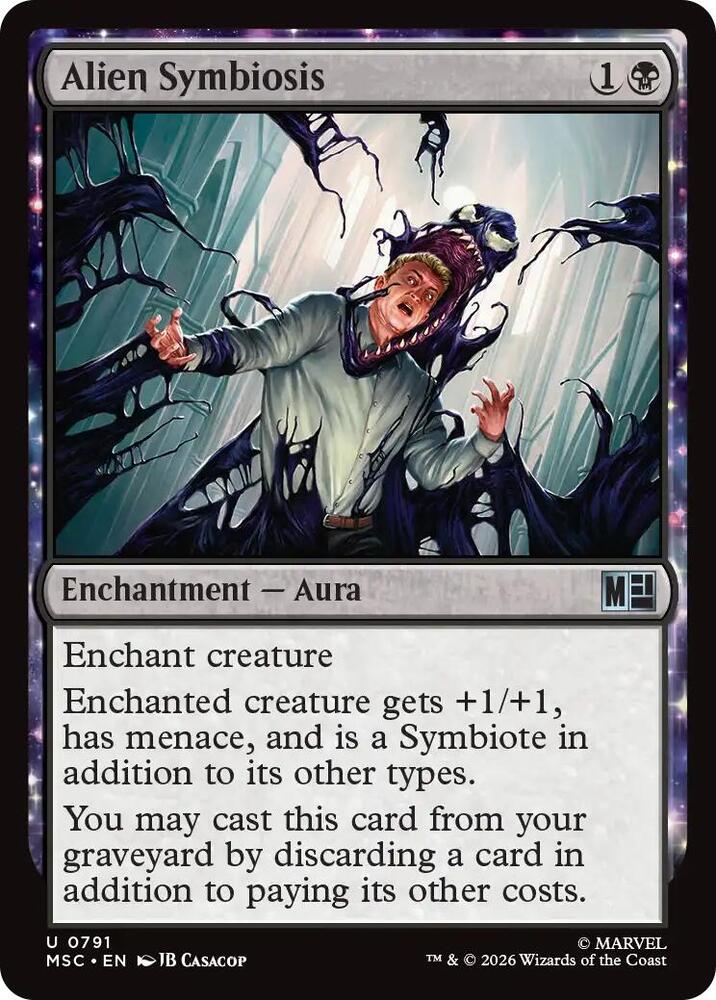 Alien Symbiosis 791 (Commander: Marvel Super Heroes)  - Foil | Good Games Modbury