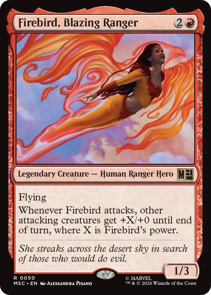 Firebird, Blazing Ranger 50 (Commander: Marvel Super Heroes)  | Good Games Modbury
