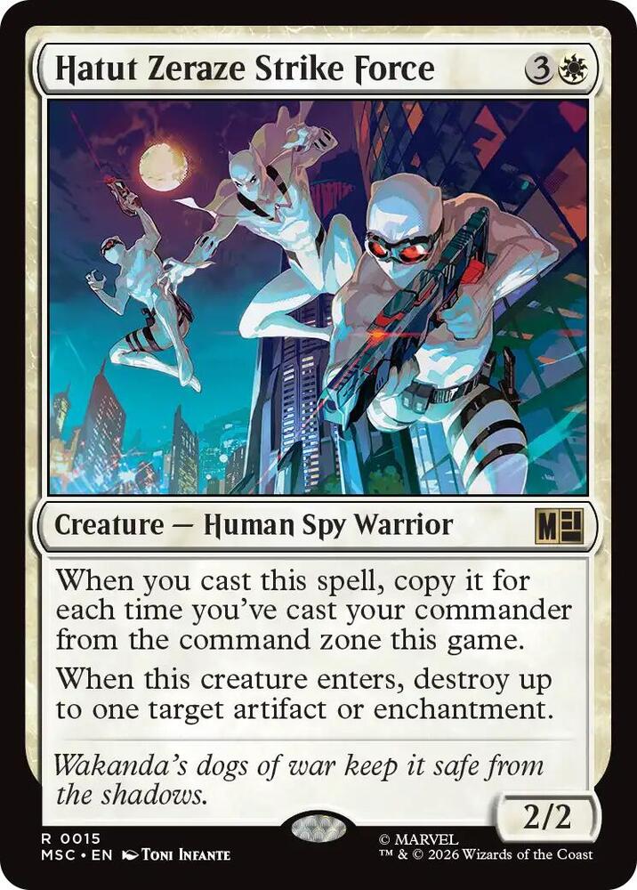 Hatut Zeraze Strike Force 15 (Commander: Marvel Super Heroes)  - Surge Foil | Good Games Modbury