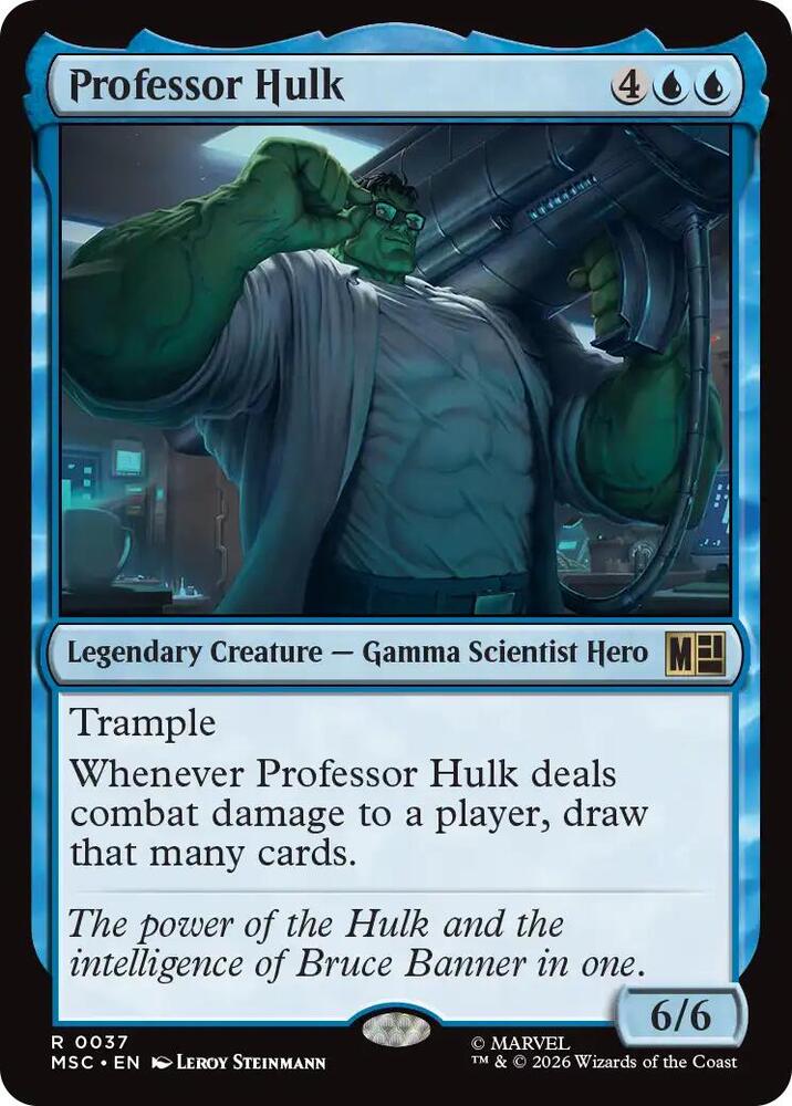 Professor Hulk Surge Foil 37 (Commander: Marvel Super Heroes)  - Surge Foil | Good Games Modbury