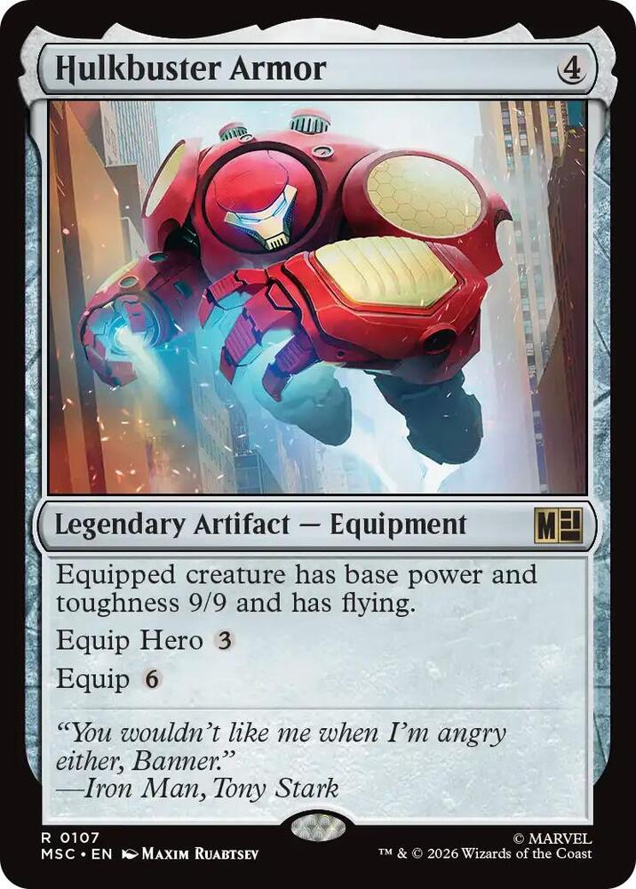 Hulkbuster Armor 107 (Commander: Marvel Super Heroes)  - Surge Foil  | Good Games Modbury