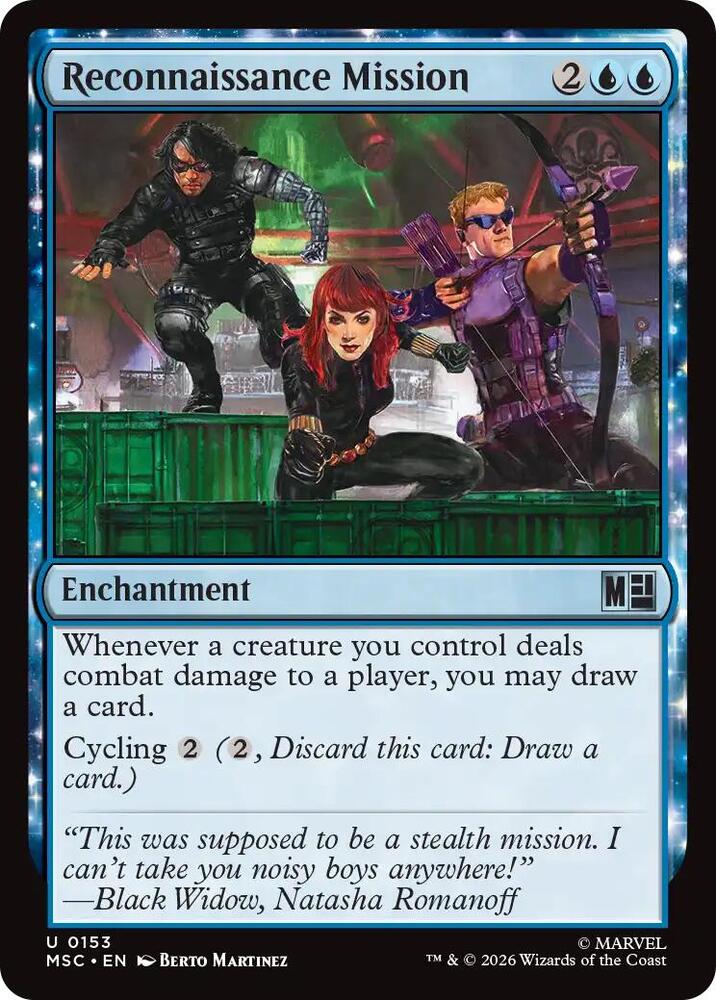 Reconnaissance Mission 153 (Commander: Marvel Super Heroes)  - Surge Foil  | Good Games Modbury