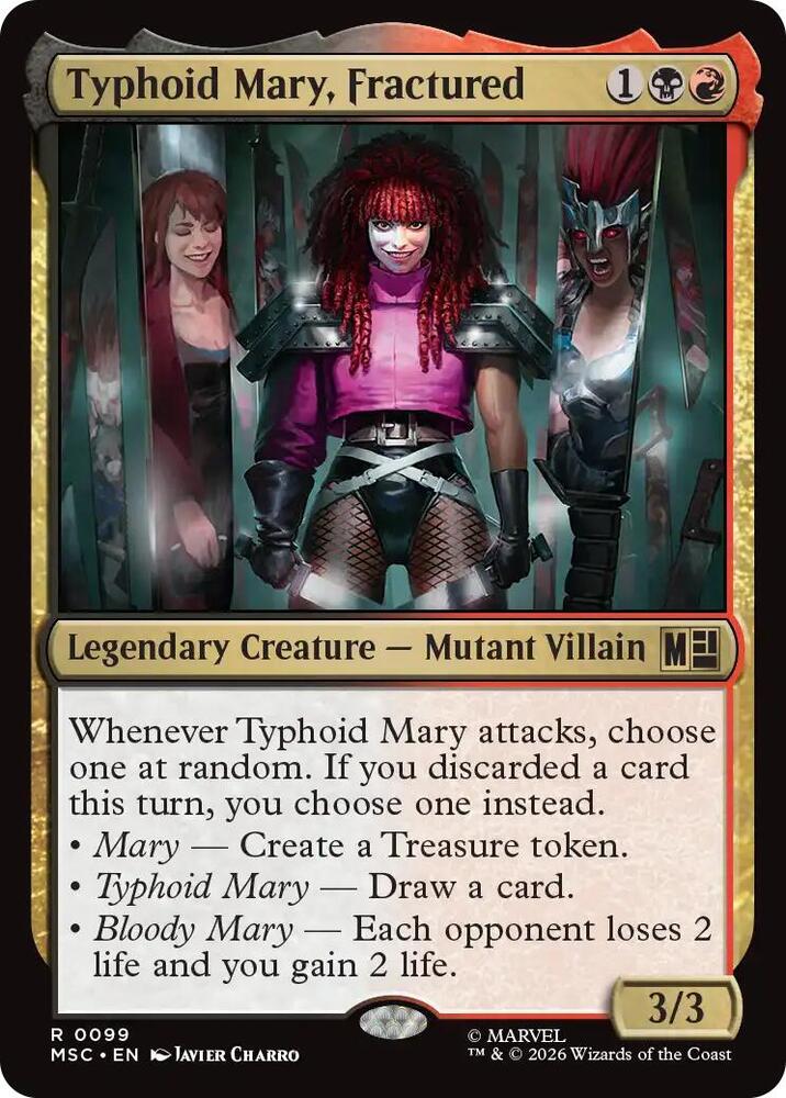 Typhoid Mary, Fractured 99 (Commander: Marvel Super Heroes)  - Surge Foil  | Good Games Modbury