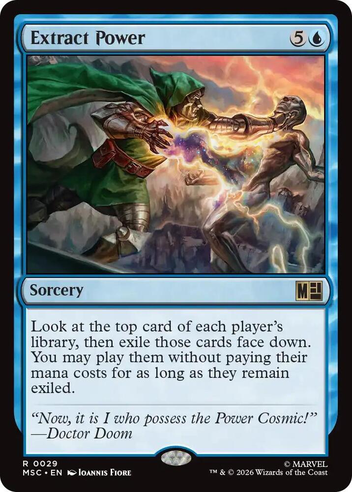 Extract Power 29 (Commander: Marvel Super Heroes)  - Surge Foil | Good Games Modbury