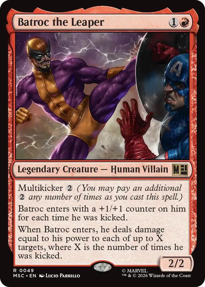 Batroc the Leaper 49 (Commander: Marvel Super Heroes)  | Good Games Modbury