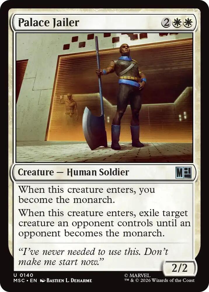 Palace Jailer 140 (Commander: Marvel Super Heroes)  | Good Games Modbury