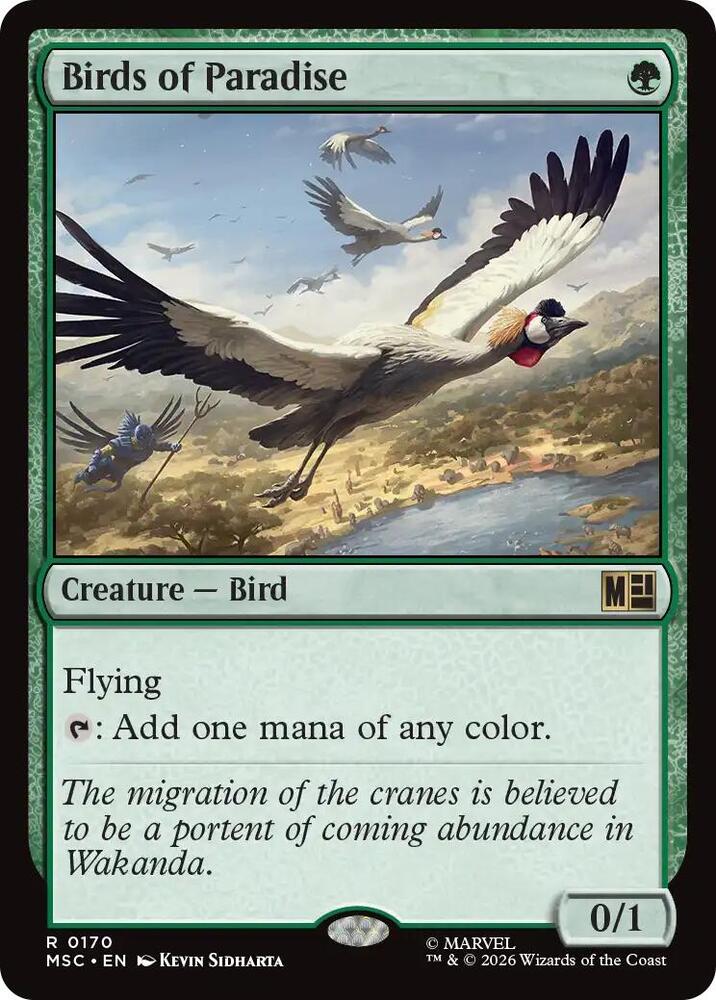 Birds of Paradise 170 (Commander: Marvel Super Heroes)  | Good Games Modbury