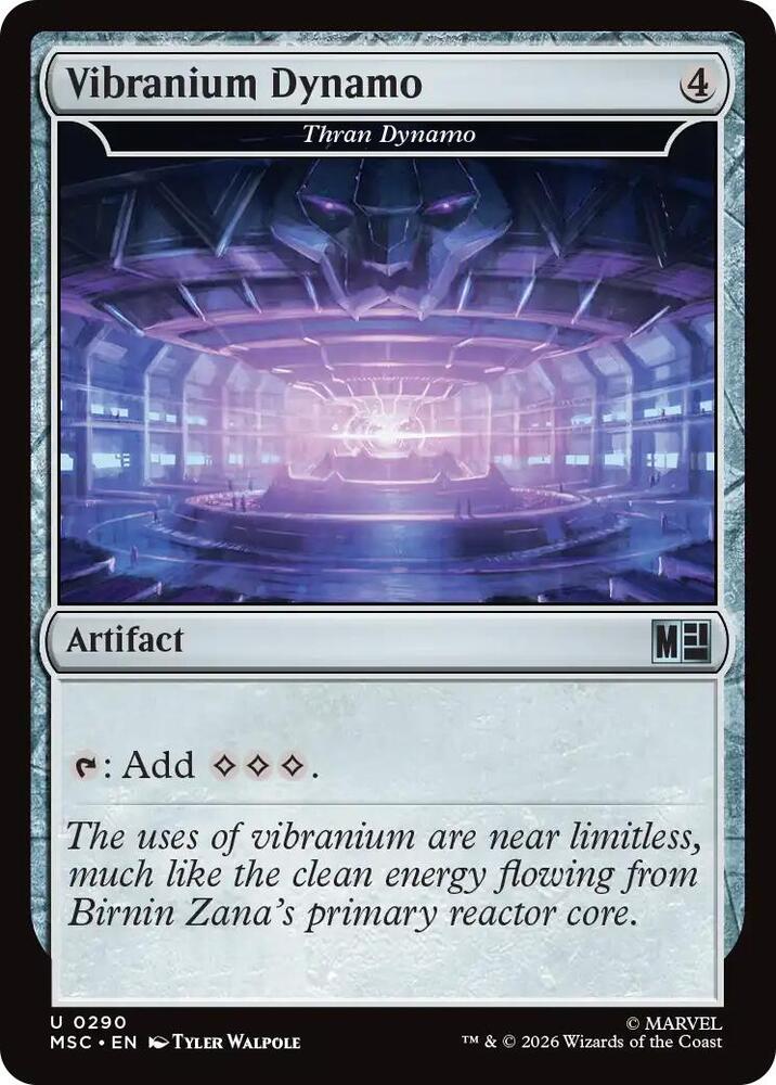 Vibranium Dynamo // Thran Dynamo 290 (Commander: Marvel Super Heroes)  - Surge Foil | Good Games Modbury