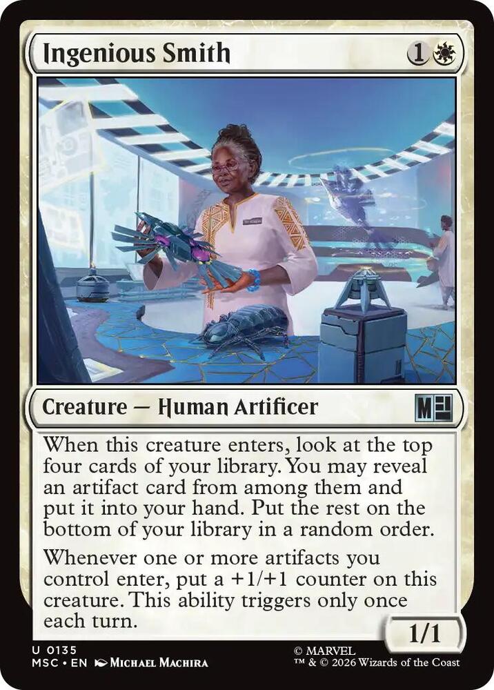 Ingenious Smith 135 (Commander: Marvel Super Heroes)  - Surge Foil  | Good Games Modbury