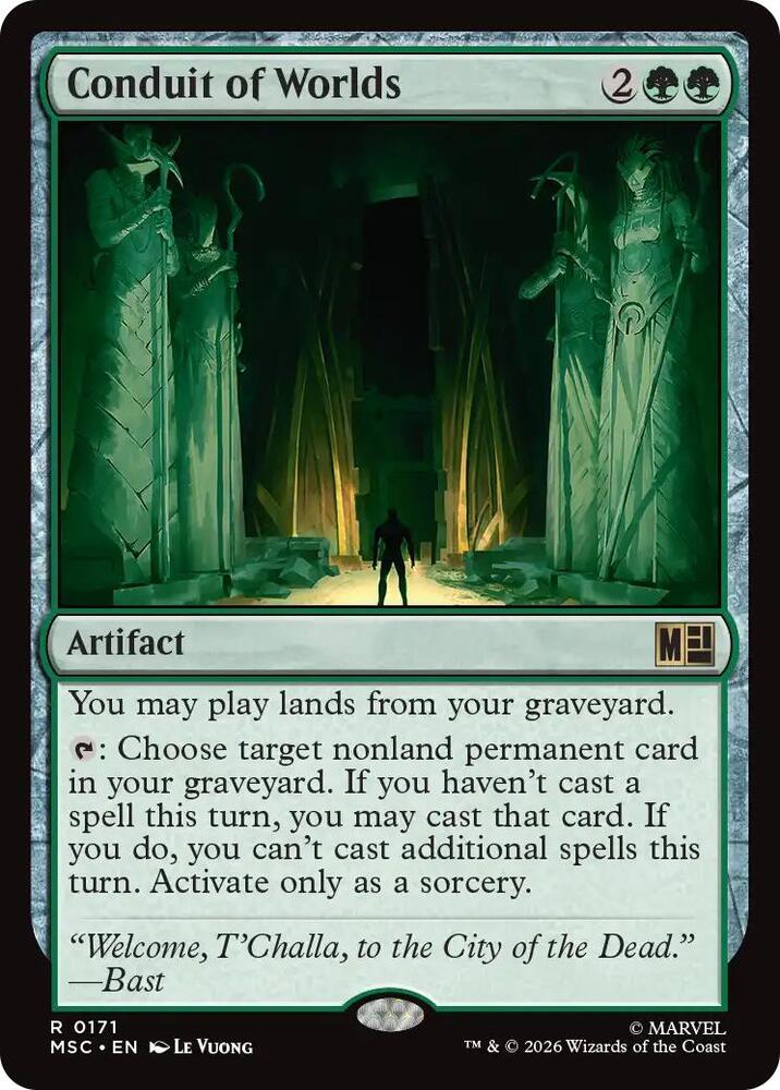 Conduit of Worlds 171 (Commander: Marvel Super Heroes)  - Surge Foil  | Good Games Modbury