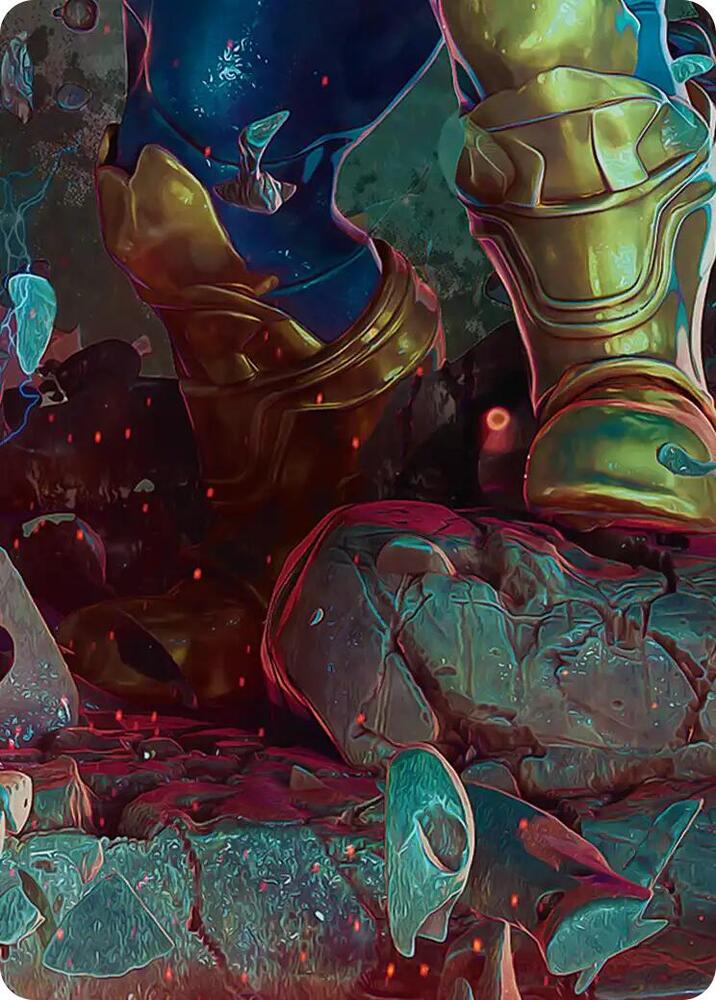 Thanos the Mad Titan Art Card 8 9 8 (Art Series: Marvel Super Heroes)  | Good Games Modbury
