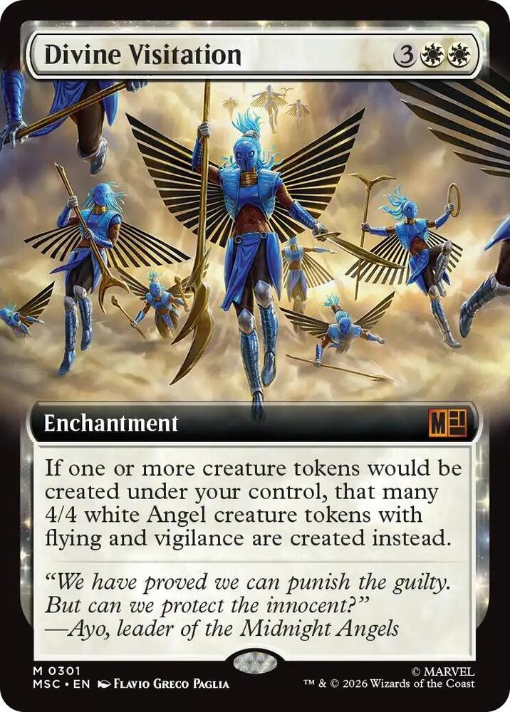 Divine Visitation Extended Art 301 (Commander: Marvel Super Heroes)  - Extended Art | Good Games Modbury