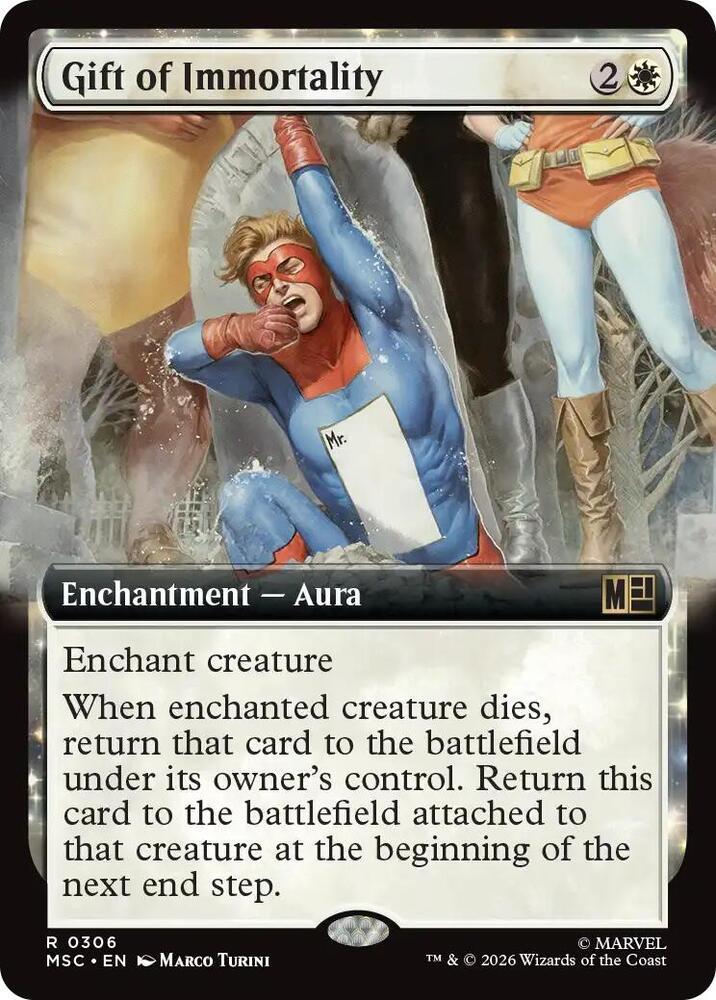 Gift of Immortality Extended Art 306 (Commander: Marvel Super Heroes)  - Extended Art | Good Games Modbury