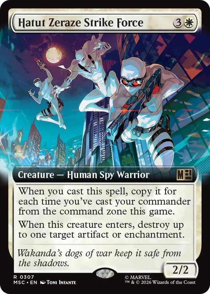 Hatut Zeraze Strike Force Extended Art 307 (Commander: Marvel Super Heroes)  - Extended Art | Good Games Modbury