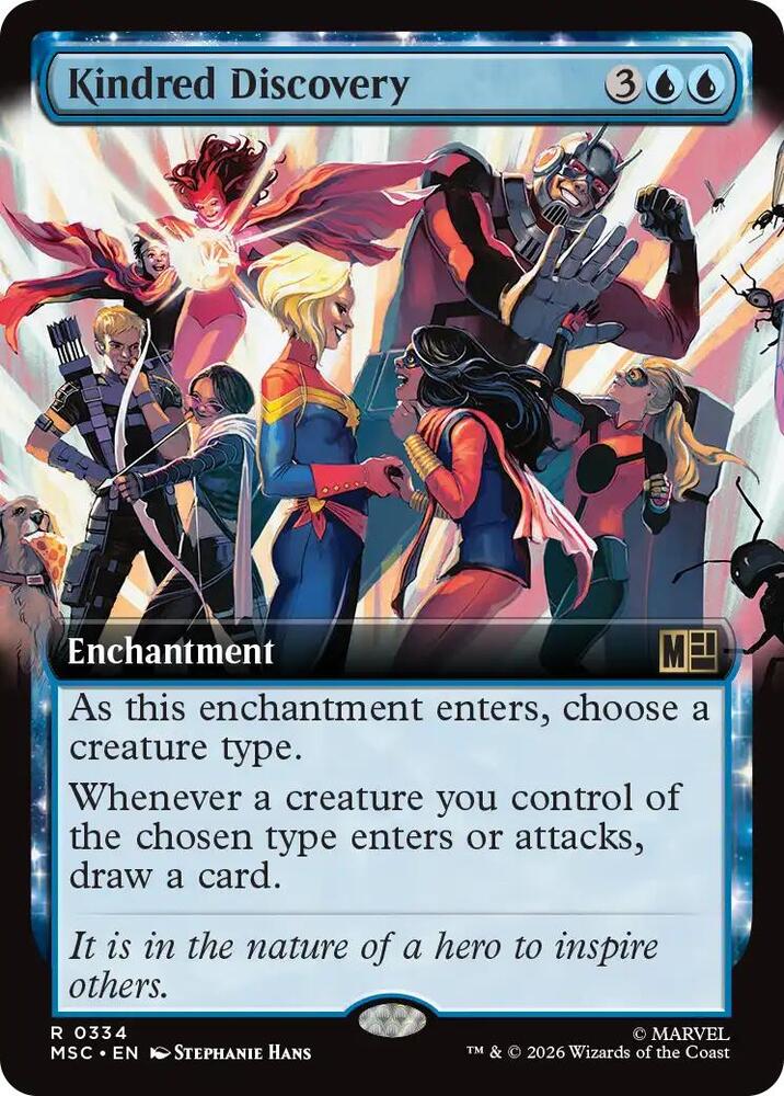 Kindred Discovery Extended Art 334 (Commander: Marvel Super Heroes)  - Extended Art | Good Games Modbury