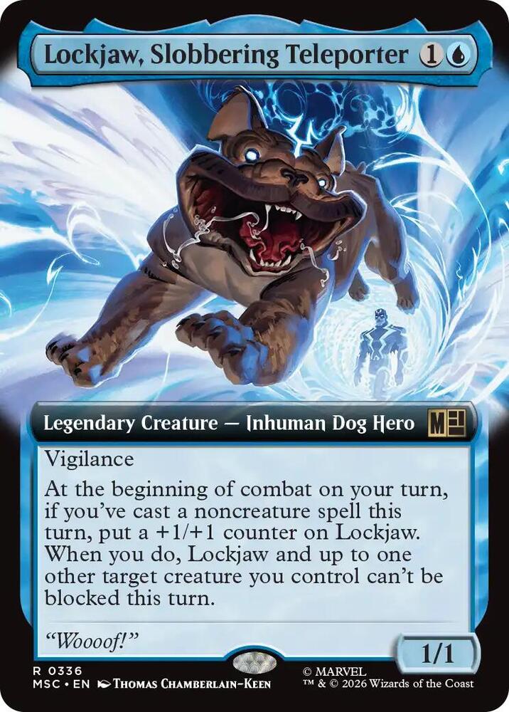 Lockjaw Slobbering Teleporter Extended Art 336 (Commander: Marvel Super Heroes)  - Extended Art | Good Games Modbury
