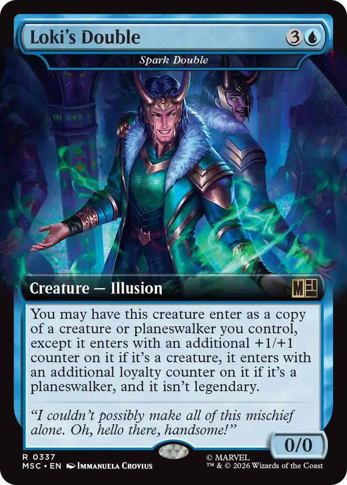 Lokis Double Spark Double Extended Art 337 (Commander: Marvel Super Heroes)  - Extended Art | Good Games Modbury