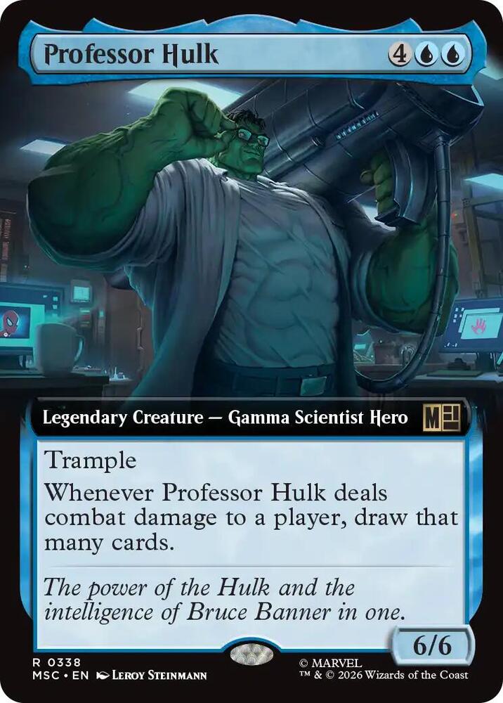 Professor Hulk Extended Art 338 (Commander: Marvel Super Heroes)  - Extended Art | Good Games Modbury
