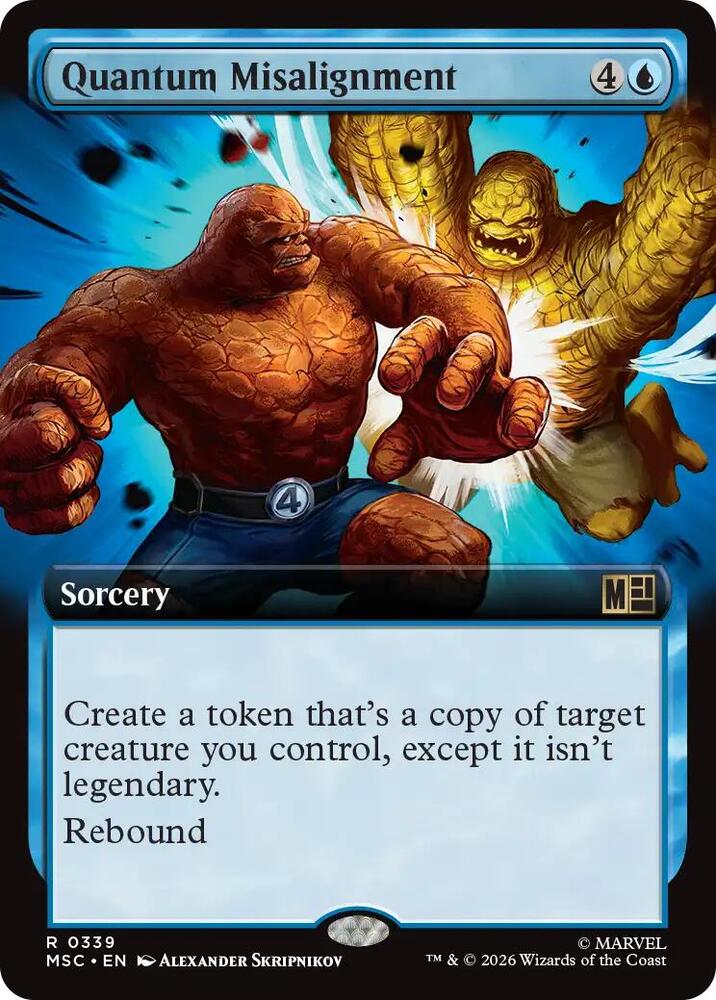 Quantum Misalignment Extended Art 339 (Commander: Marvel Super Heroes)  - Extended Art | Good Games Modbury