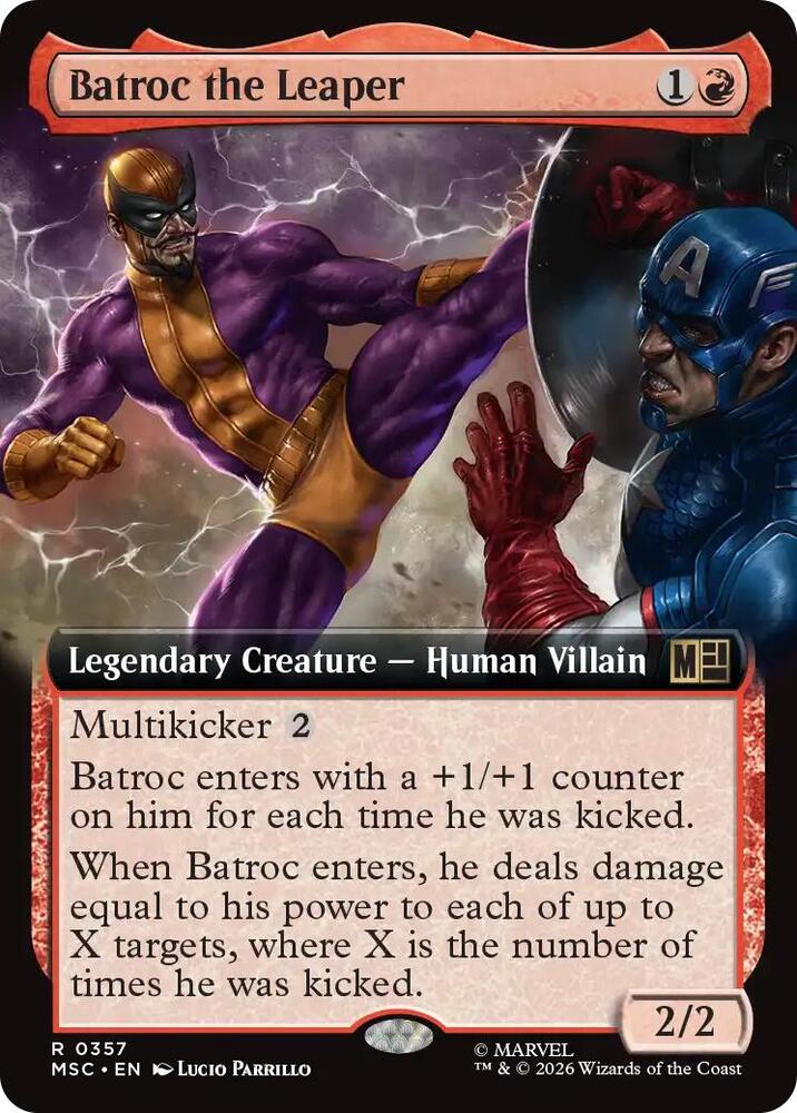 Batroc the Leaper Extended Art 357 (Commander: Marvel Super Heroes)  - Extended Art | Good Games Modbury