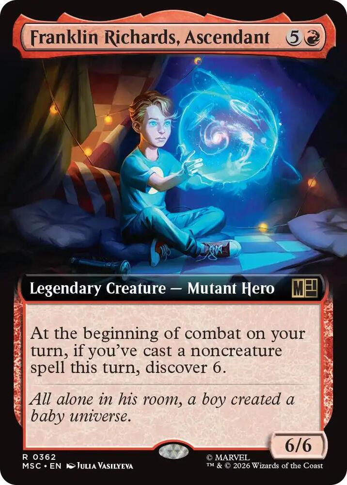 Franklin Richards Ascendant Extended Art 362 (Commander: Marvel Super Heroes)  - Extended Art | Good Games Modbury