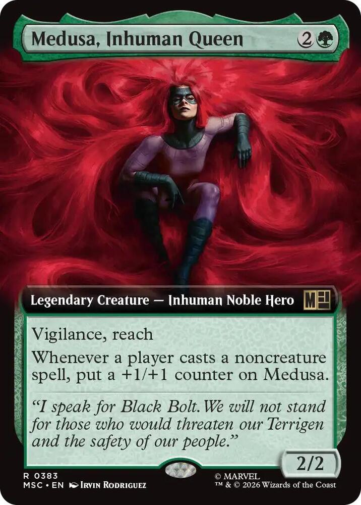 Medusa Inhuman Queen Extended Art 383 (Commander: Marvel Super Heroes)  - Extended Art | Good Games Modbury