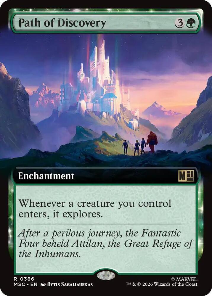 Path of Discovery Extended Art 386 (Commander: Marvel Super Heroes)  - Extended Art | Good Games Modbury