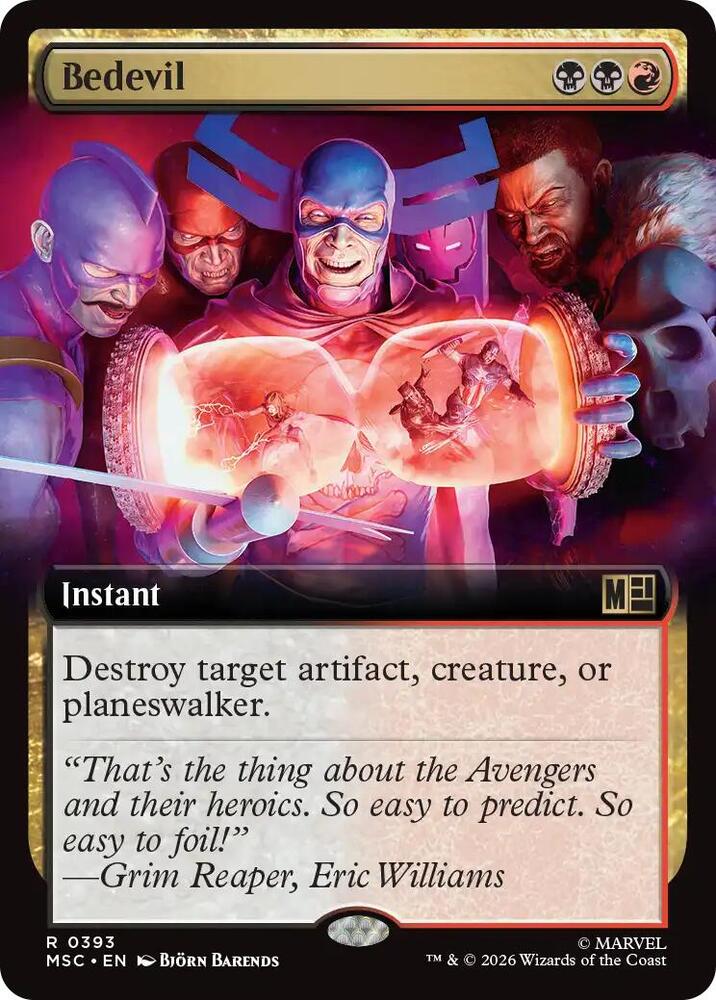 Bedevil Extended Art 393 (Commander: Marvel Super Heroes)  - Extended Art | Good Games Modbury