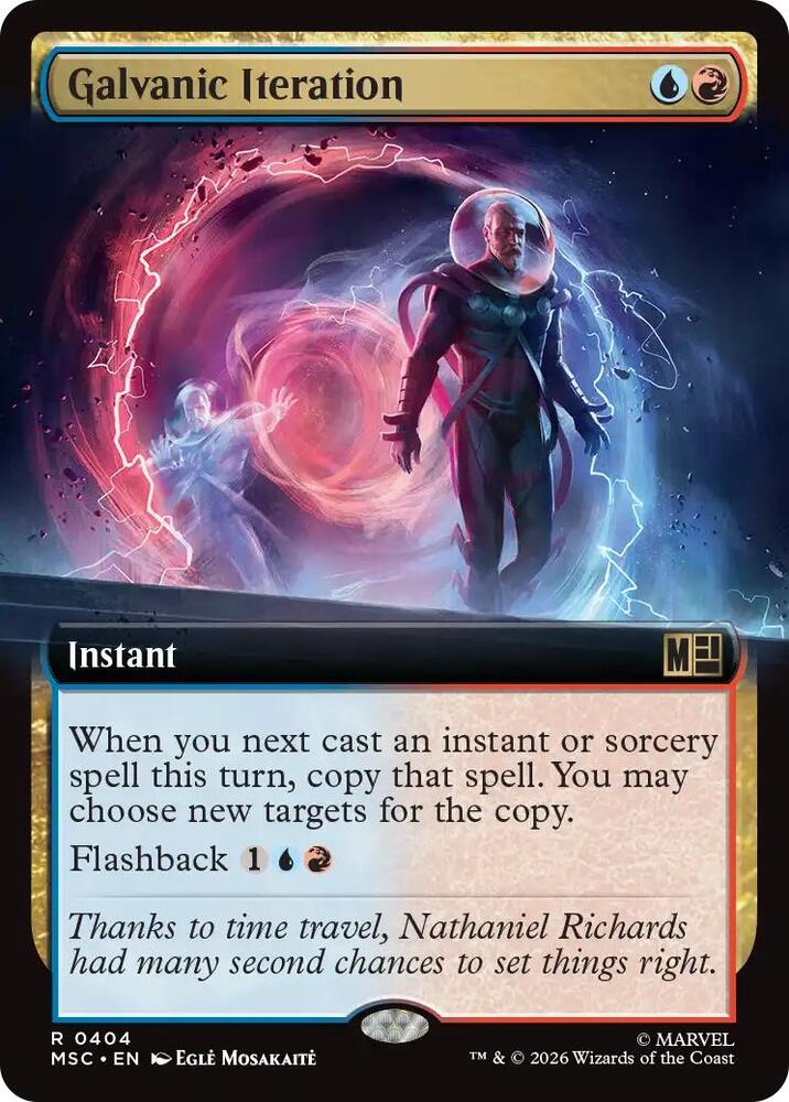 Galvanic Iteration Extended Art 404 (Commander: Marvel Super Heroes)  - Extended Art | Good Games Modbury