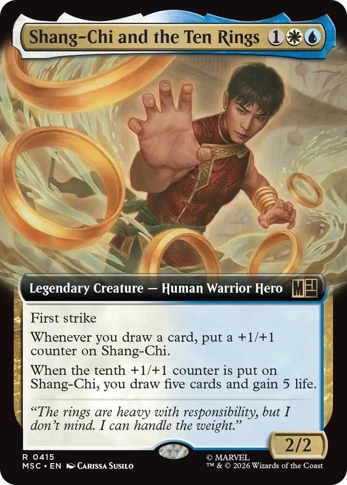 Shang Chi and the Ten Rings Extended Art 415 (Commander: Marvel Super Heroes)  - Extended Art | Good Games Modbury