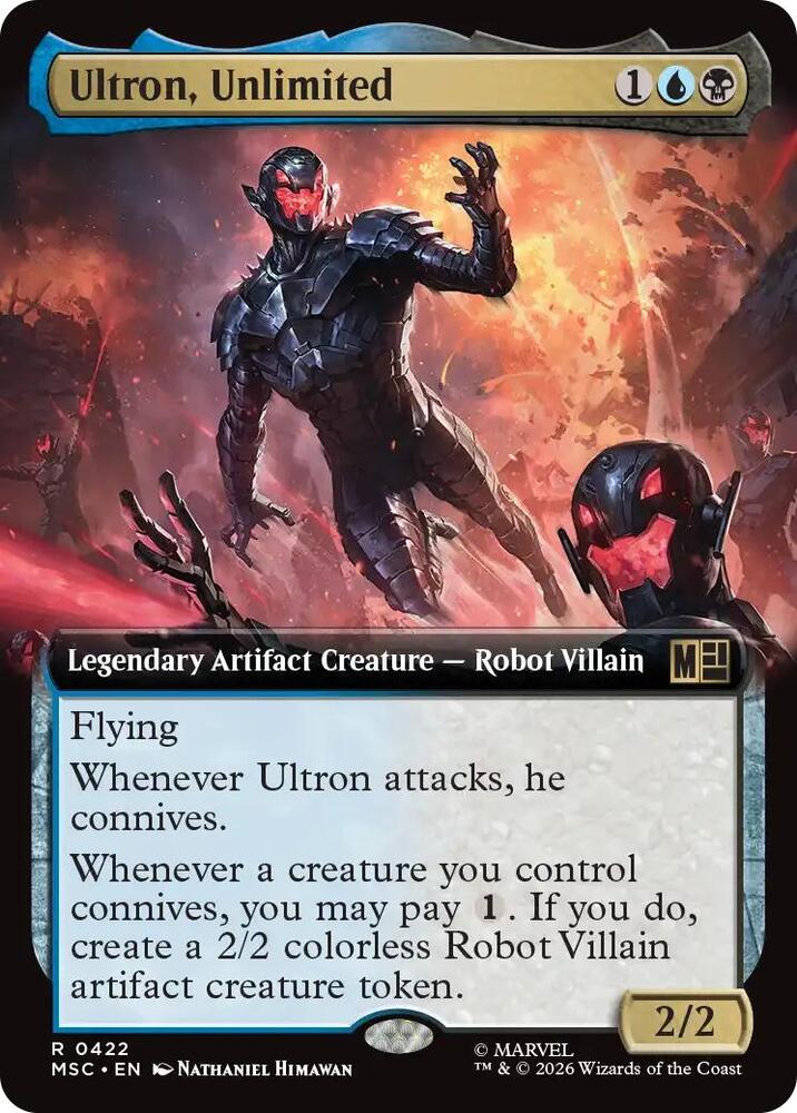 Ultron Unlimited Extended Art 422 (Commander: Marvel Super Heroes)  - Extended Art | Good Games Modbury