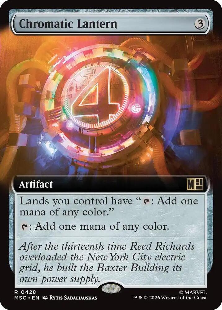 Chromatic Lantern Extended Art 428 (Commander: Marvel Super Heroes)  - Extended Art | Good Games Modbury