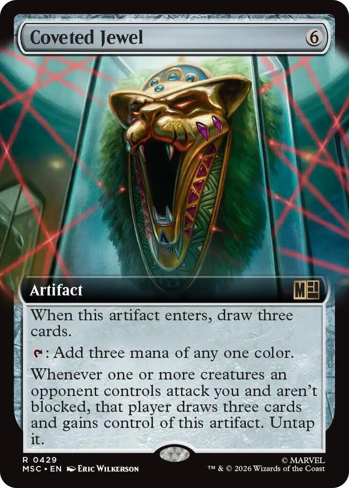 Coveted Jewel Extended Art 429 (Commander: Marvel Super Heroes)  - Extended Art | Good Games Modbury