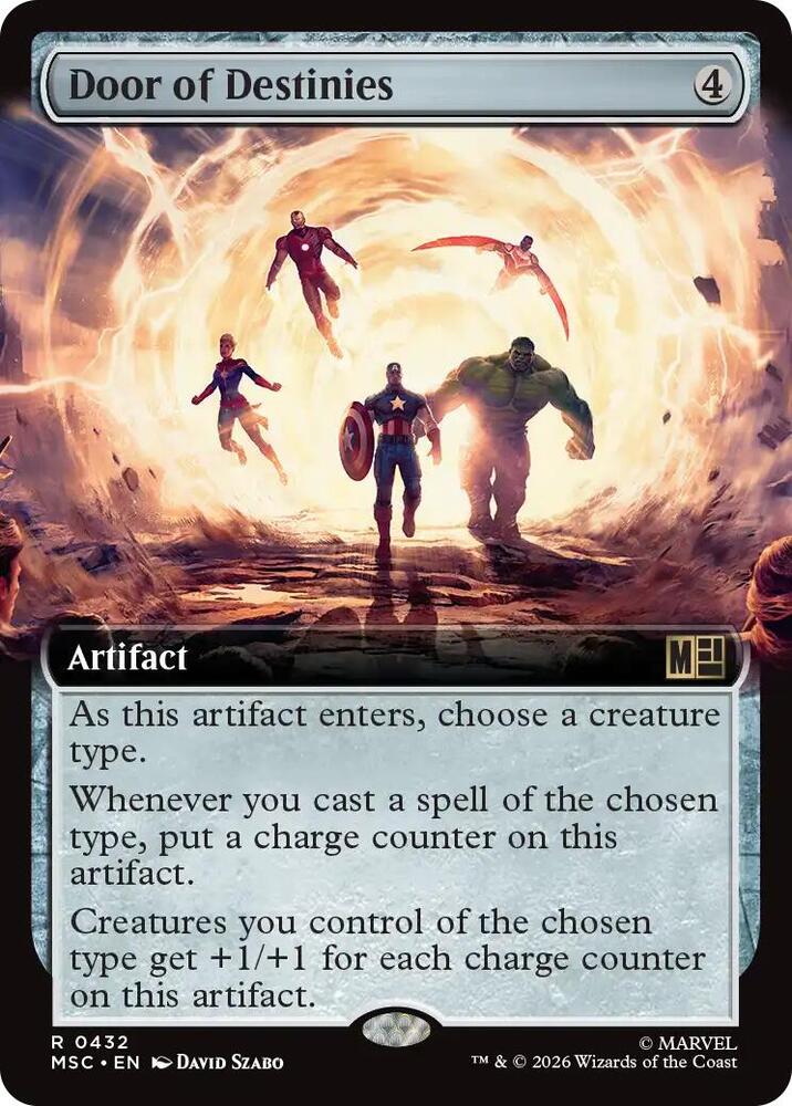 Door of Destinies Extended Art 432 (Commander: Marvel Super Heroes)  - Extended Art | Good Games Modbury