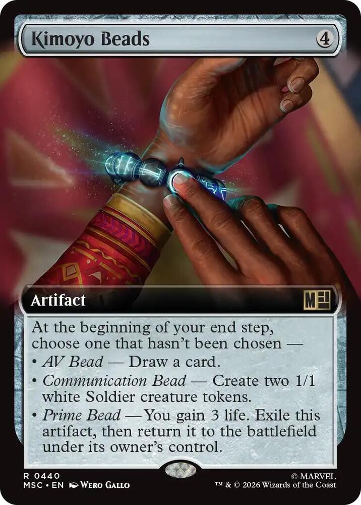 Kimoyo Beads Extended Art 440 (Commander: Marvel Super Heroes)  - Extended Art | Good Games Modbury