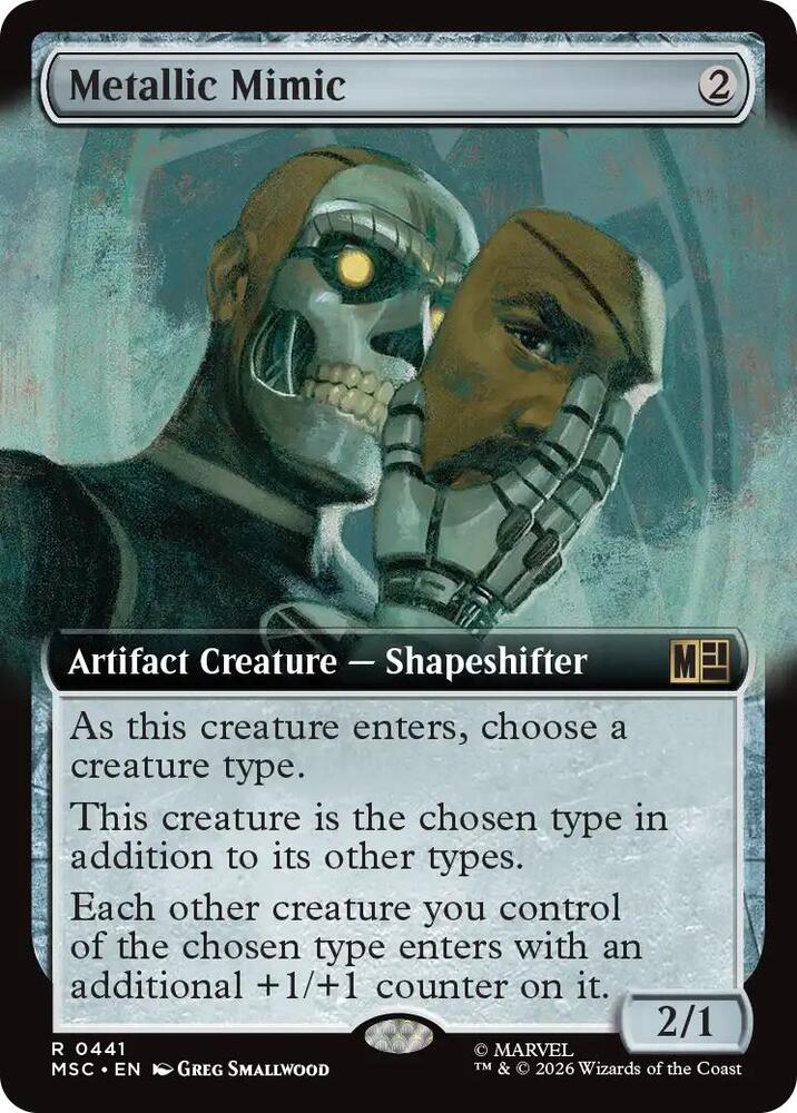 Metallic Mimic Extended Art 441 (Commander: Marvel Super Heroes)  - Extended Art | Good Games Modbury