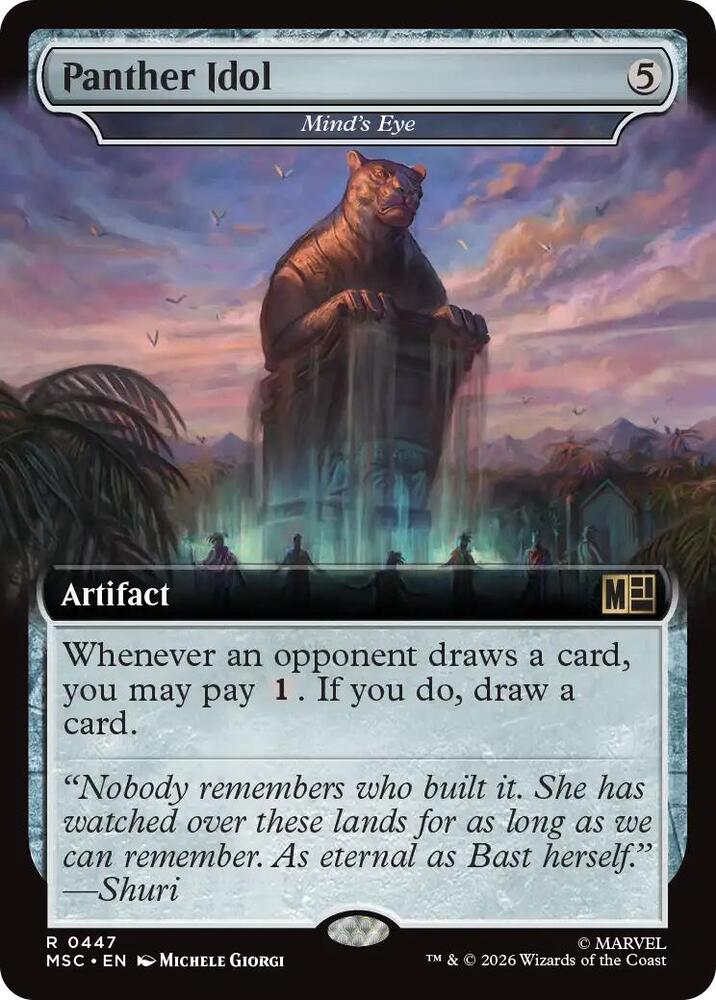 Panther Idol Minds Eye Extended Art 447 (Commander: Marvel Super Heroes)  - Extended Art | Good Games Modbury