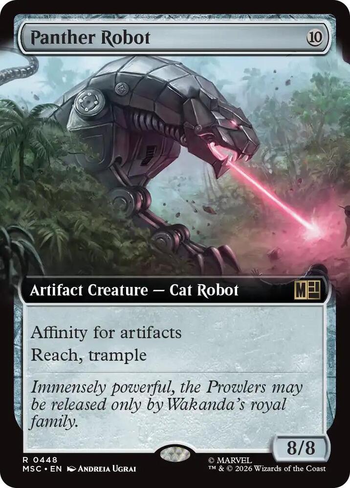 Panther Robot Extended Art 448 (Commander: Marvel Super Heroes)  - Extended Art | Good Games Modbury