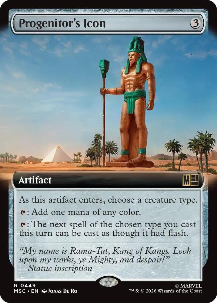 Progenitors Icon Extended Art 449 (Commander: Marvel Super Heroes)  - Extended Art | Good Games Modbury