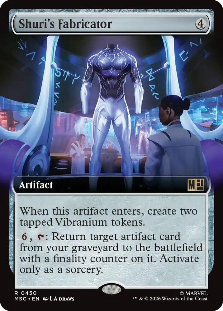 Shuris Fabricator Extended Art 450 (Commander: Marvel Super Heroes)  - Extended Art | Good Games Modbury