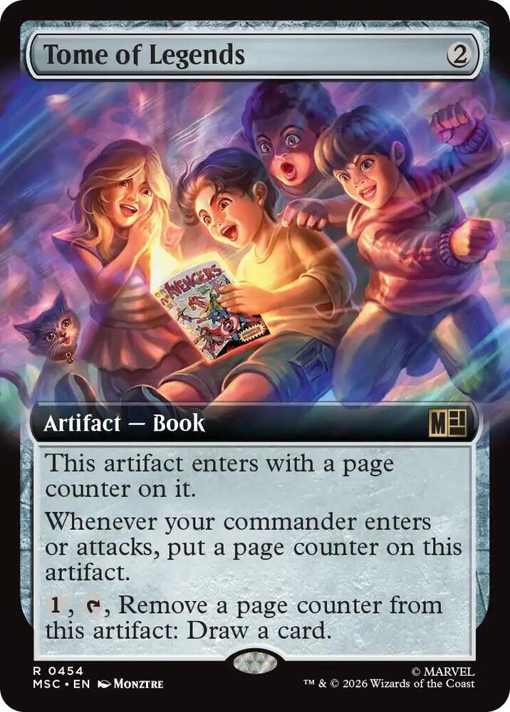 Tome of Legends Extended Art 454 (Commander: Marvel Super Heroes)  - Extended Art | Good Games Modbury