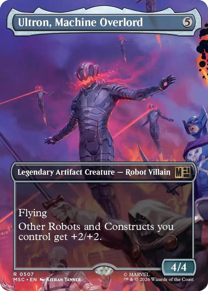 Ultron, Machine Overlord 507 (Commander: Marvel Super Heroes)  - Borderless | Good Games Modbury
