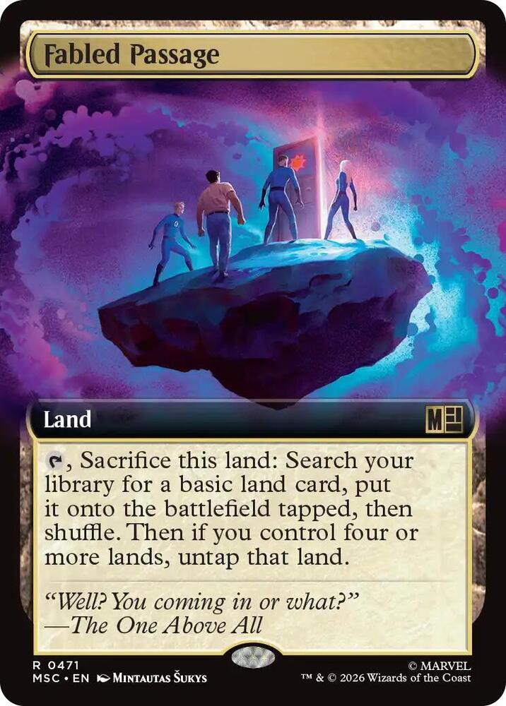 Fabled Passage Extended Art 471 (Commander: Marvel Super Heroes)  | Good Games Modbury