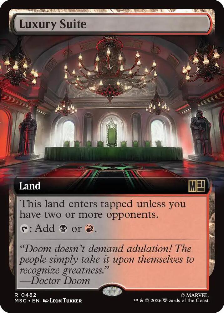 Luxury Suite Extended Art 482 (Commander: Marvel Super Heroes)  - Extended Art | Good Games Modbury