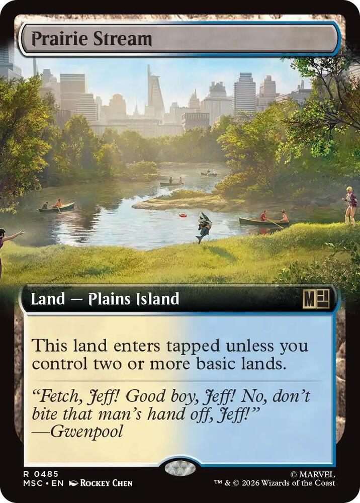 Prairie Stream Extended Art 485 (Commander: Marvel Super Heroes)  - Extended Art | Good Games Modbury